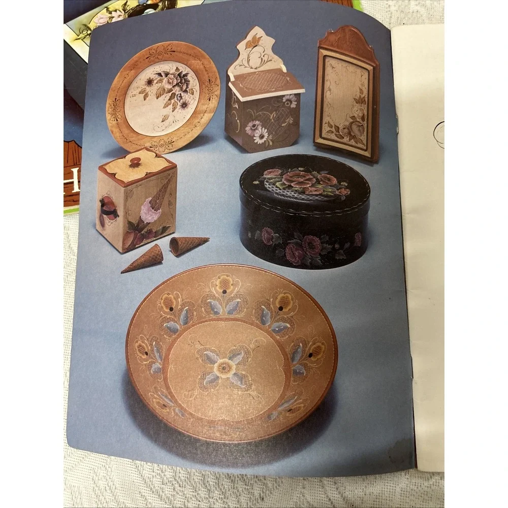 TOLE PRISCILLA HAUSER &HERTA IDEA BOOKS PAINTING‎ BOOKS 1977,78 AND 80 VINT Book